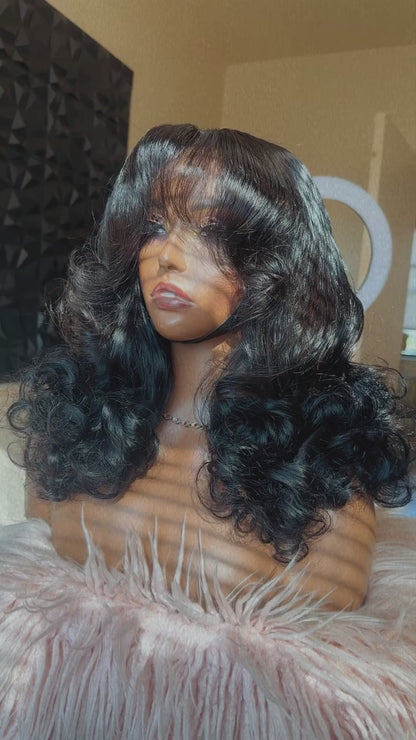 Egg Curl Custom Wig