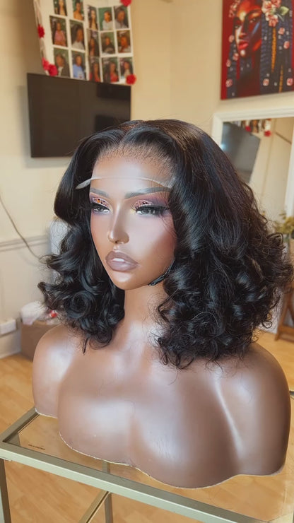 Egg Curl Custom Wig